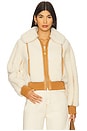 view 1 of 4 Shearling Bomber in Cream