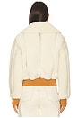 view 3 of 4 Shearling Bomber in Cream