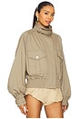 view 2 of 4 Biker Jacket in Khaki