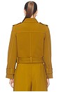 view 3 of 5 Valiant Cropped Utility Jacket in Chartreuse