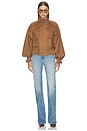 view 6 of 5 Valiant Drill Biker Jacket in Taupe