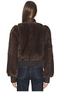 view 5 of 5 Valiant Faux Fur Jacket in Brown