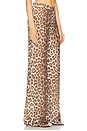 view 2 of 6 Illustration Flare Pant in Chocolate Leopard