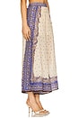 view 2 of 6 MAXINE 와이드렉 크롭 팬츠 in Purple Paisley