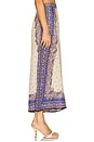 view 3 of 6 MAXINE 와이드렉 크롭 팬츠 in Purple Paisley