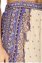 view 6 of 6 MAXINE 와이드렉 크롭 팬츠 in Purple Paisley