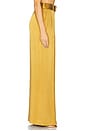 view 3 of 6 Silk Tuck Pant in Olive