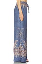 view 4 of 6 Valiant Track Pant in Navy Paisley