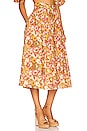 view 2 of 4 Twist Waist Skirt in Khaki Multi Floral