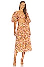 view 4 of 4 Twist Waist Skirt in Khaki Multi Floral