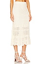 view 2 of 4 Devi Textured Skirt in Cream