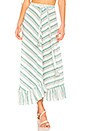 view 1 of 4 FALDA MAXI KALI in Green Stripe