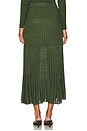 view 4 of 6 Pleated Midi Skirt in Forest