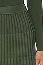 view 6 of 6 Pleated Midi Skirt in Forest