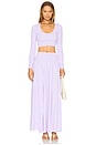 view 5 of 6 Acacia Knit Midi Skirt in Lilac