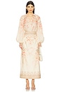 view 5 of 6 Illuminate Midi Skirt in Coral Floral