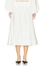 view 4 of 6 Poplin Skirt in Ivory