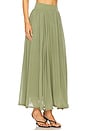 view 2 of 6 Illuminate Gathered Skirt in Olive