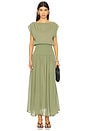 view 5 of 6 Illuminate Gathered Skirt in Olive