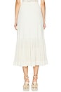 view 4 of 6 Illuminate Pleated Frill Skirt in Ivory