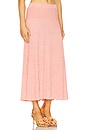 view 2 of 6 Illuminate Mouline Skirt in Coral