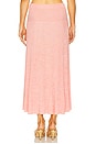 view 4 of 6 Illuminate Mouline Skirt in Coral