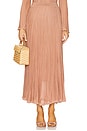 view 1 of 6 Lucky Skirt in Metallic Pink