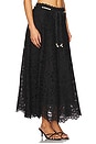 view 2 of 6 Rhiannon Embroidered Skirt in Black