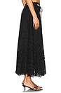 view 3 of 6 Rhiannon Embroidered Skirt in Black
