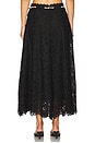view 4 of 6 Rhiannon Embroidered Skirt in Black