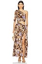 view 5 of 6 FALDA COCO in Chocolate Multi Floral