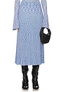 view 1 of 6 SAIA MIDI MOULINE in Blue Multi