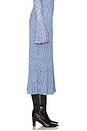 view 3 of 6 SAIA MIDI MOULINE in Blue Multi