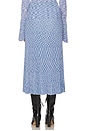 view 4 of 6 SAIA MIDI MOULINE in Blue Multi