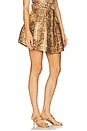 view 2 of 6 Utility Mini Skirt in Toffee Snake