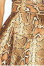 view 6 of 6 Utility Mini Skirt in Toffee Snake