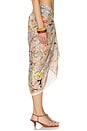 view 2 of 6 Printed Cotton Pareo in Patch Multi