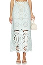 view 1 of 6 Awaken Embroidered Skirt in Mint