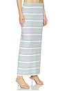 view 2 of 6 Multicolour Stripe Midi Skirt in Multi Stripe