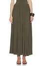 view 1 of 6 Gathered Skirt in Olive