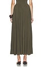 view 4 of 6 Gathered Skirt in Olive