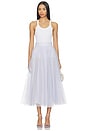 view 5 of 6 Tulle Midi Skirt in Lilac