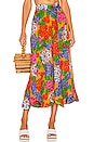 view 1 of 4 Riders Scallop Hem Skirt in Mango Floral