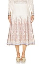 view 4 of 6 Alchemy A-line Skirt in Cream Paisley