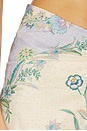 view 6 of 6 Printed Cotton Pareo in Cream Floral