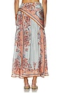 view 4 of 6 FALDA MIDI ASTER SCARF in Blue Paisley Floral