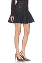 view 2 of 6 Denim Frill Mini Skirt in Onyx Blue