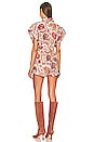 view 3 of 3 Vitali Roll Cuff Playsuit in Sepia Floral