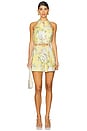view 1 of 4 Acacia Halter Playsuit in Yellow Floral