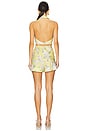 view 4 of 4 Acacia Halter Playsuit in Yellow Floral